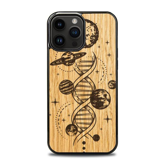 iPhone 16 Pro Max Handyhülle aus Holz - Space DNA (Eiche)