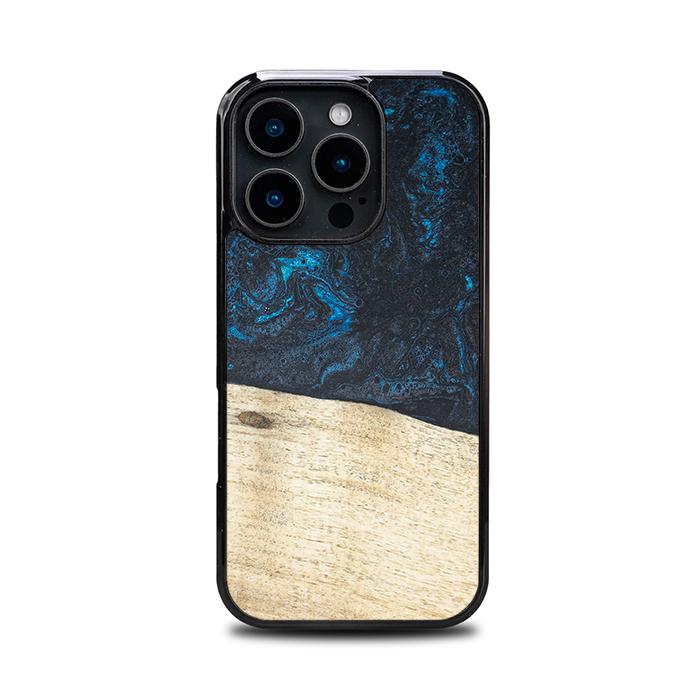 iPhone 16 Pro Handyhülle aus Harz und Holz - Synergy#F17
