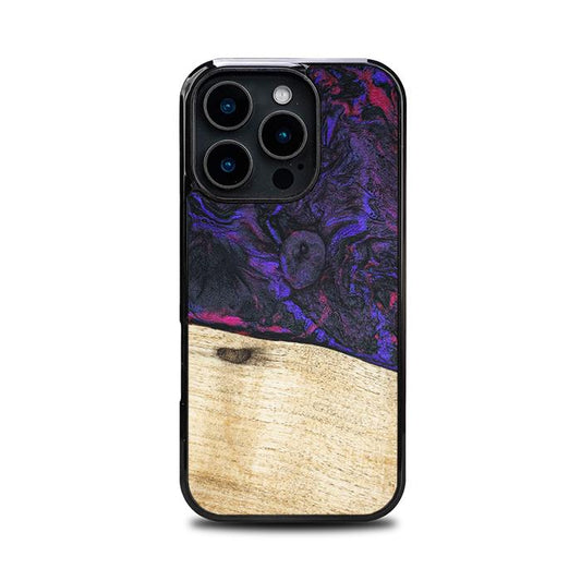 iPhone 16 Pro Handyhülle aus Harz und Holz - Synergy#F18