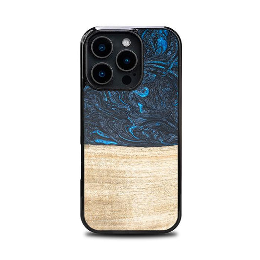 iPhone 16 Pro Handyhülle aus Harz und Holz - Synergy#F19