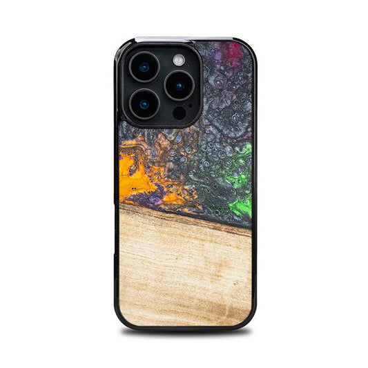 iPhone 16 Pro Handyhülle aus Harz und Holz - Synergy#F20