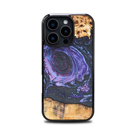 iPhone 16 Pro Handyhülle aus Harz und Holz - Synergy#F24