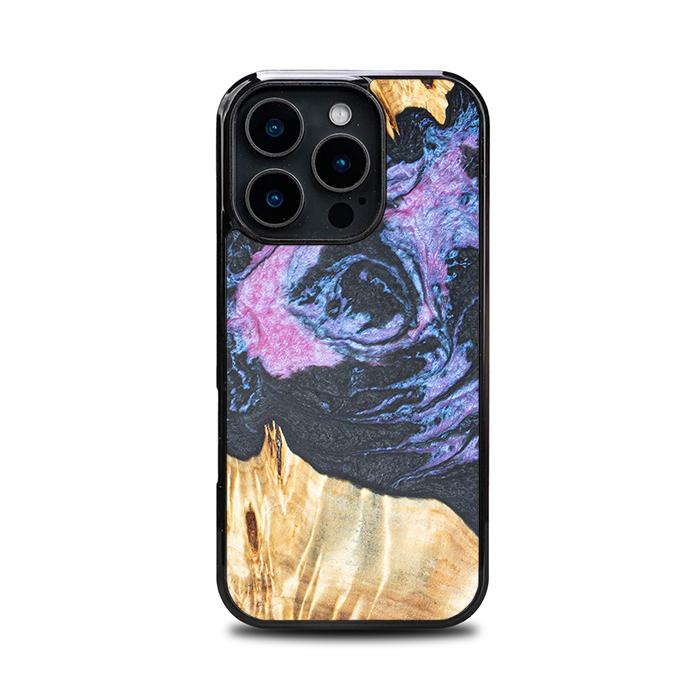 iPhone 16 Pro Handyhülle aus Harz und Holz - Synergy#F25