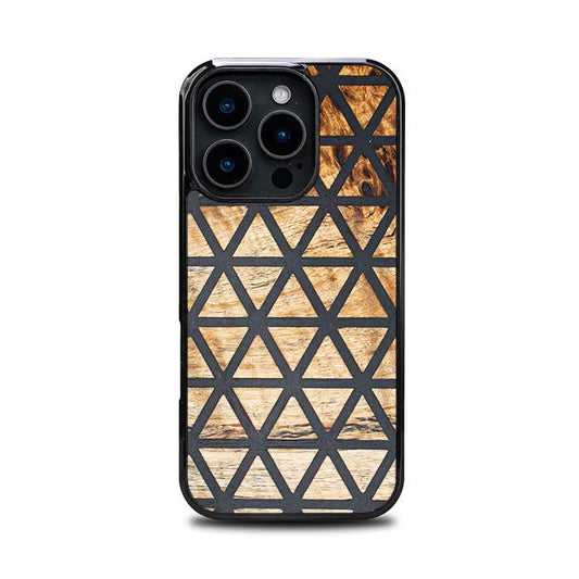 iPhone 16 Pro Handyhülle aus Harz und Holz - Synergy#F29