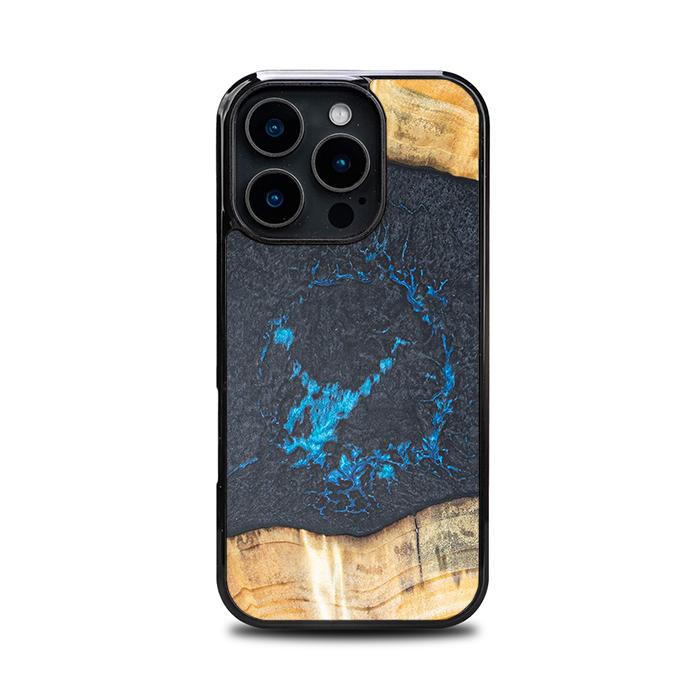 iPhone 16 Pro Handyhülle aus Harz und Holz - Synergy#F35