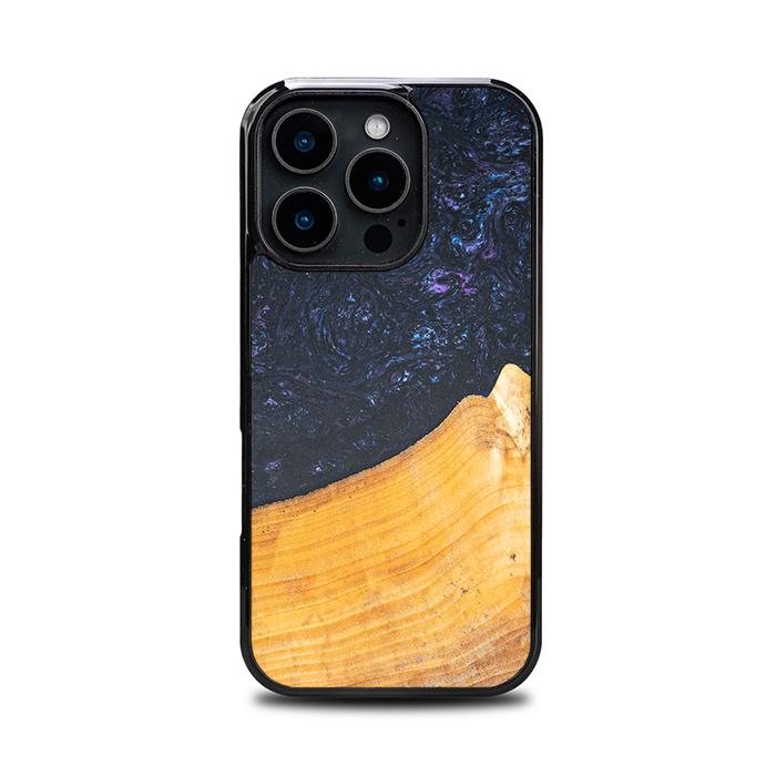 iPhone 16 Pro Handyhülle aus Harz und Holz - Synergy#F37