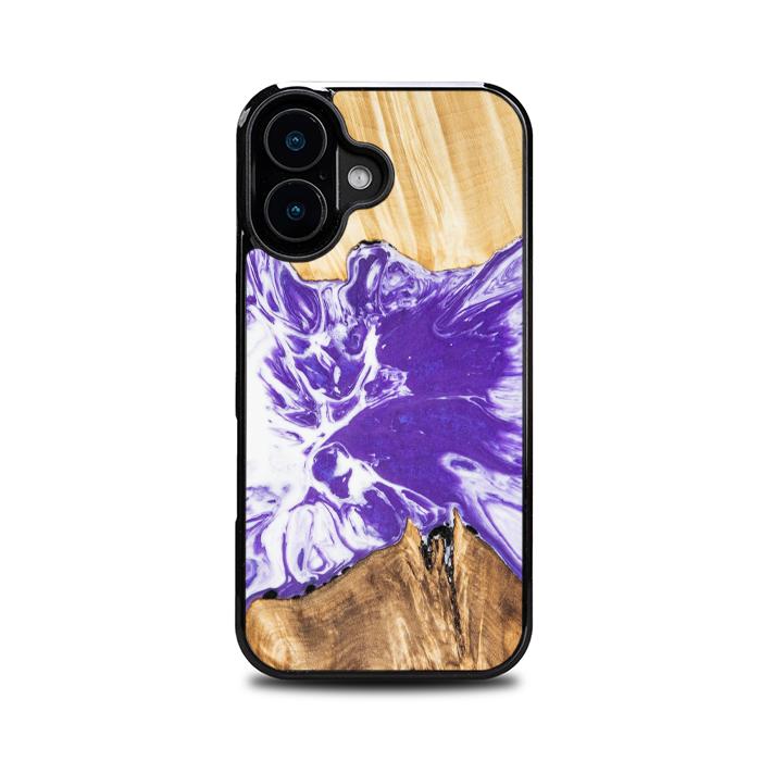 iPhone 16 Handyhülle aus Harz und Holz - Synergy#A78