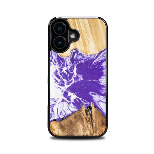 iPhone 16 Handyhülle aus Harz und Holz - Synergy#A78