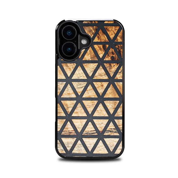 iPhone 16 Handyhülle aus Harz und Holz - Synergy#F29