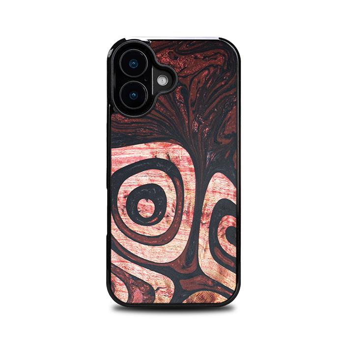 iPhone 16 Handyhülle aus Harz und Holz - Synergy#F32
