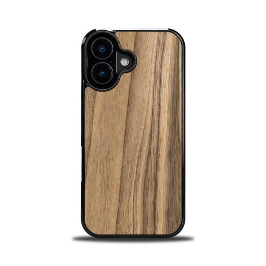 iPhone 16 Handyhülle aus Holz - Nussbaum