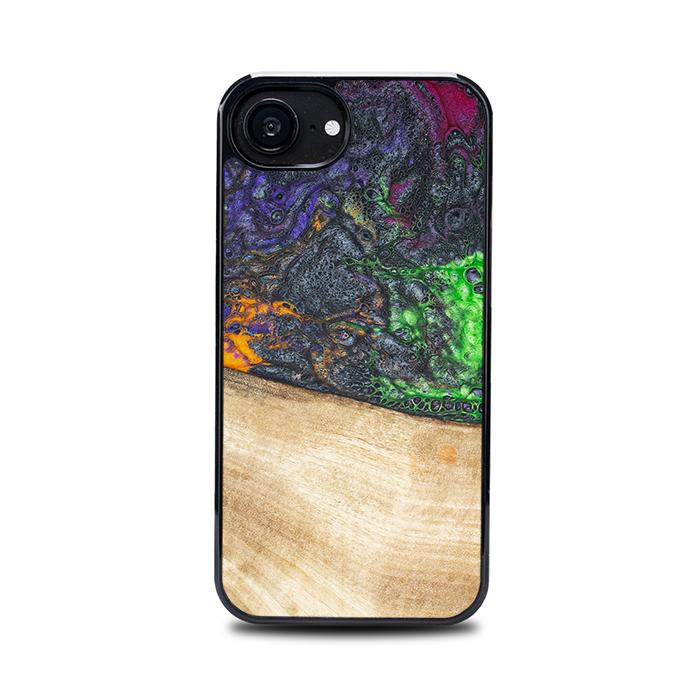 iPhone 16e Handyhülle aus Harz und Holz - Synergy#F10