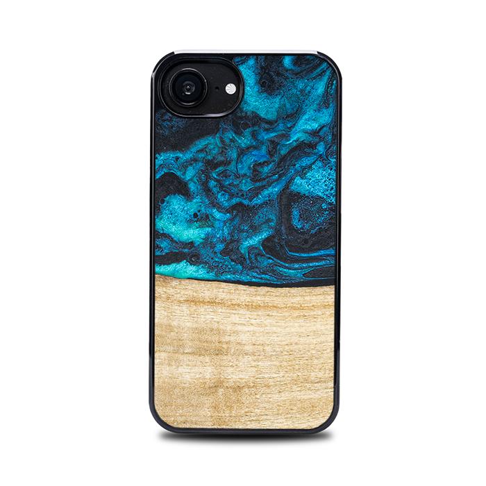 iPhone 16e Handyhülle aus Harz und Holz - Synergy#F11