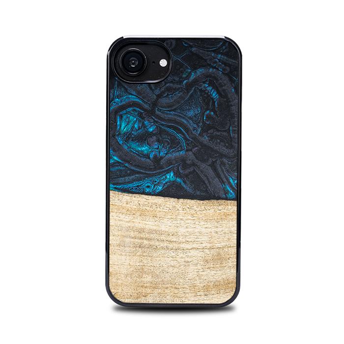 iPhone 16e Handyhülle aus Harz und Holz - Synergy#F13