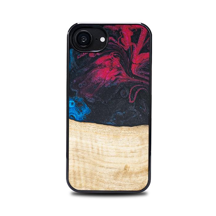 iPhone 16e Handyhülle aus Harz und Holz - Synergy#F14