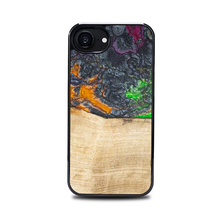 iPhone 16e Handyhülle aus Harz und Holz - Synergy#F16