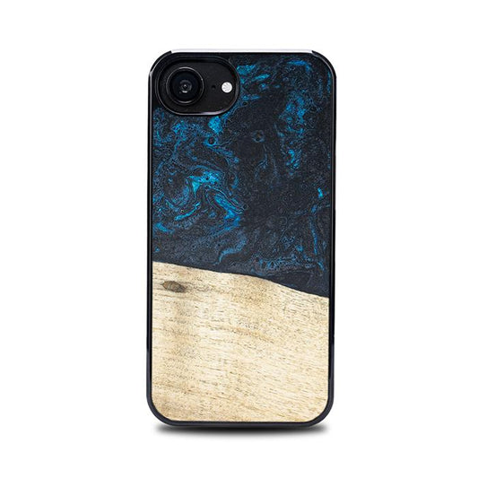 iPhone 16e Handyhülle aus Harz und Holz - Synergy#F17