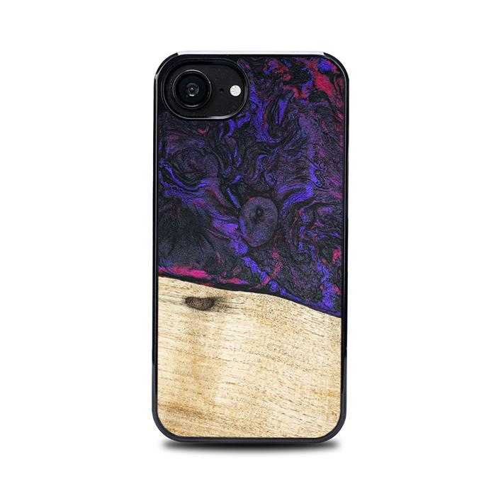 iPhone 16e Handyhülle aus Harz und Holz - Synergy#F18