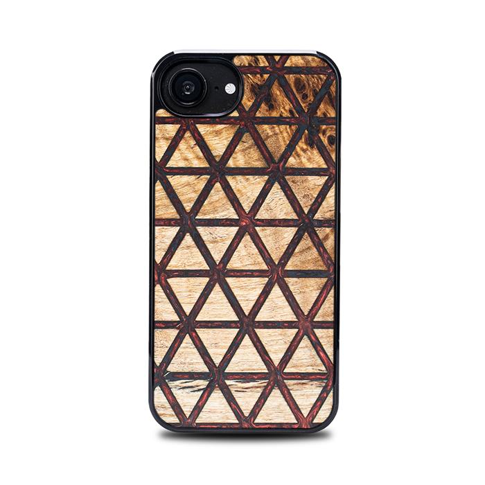 iPhone 16e Handyhülle aus Harz und Holz - Synergy#F22