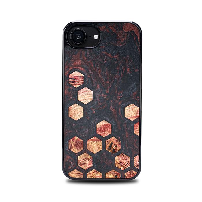 iPhone 16e Handyhülle aus Harz und Holz - Synergy#F27