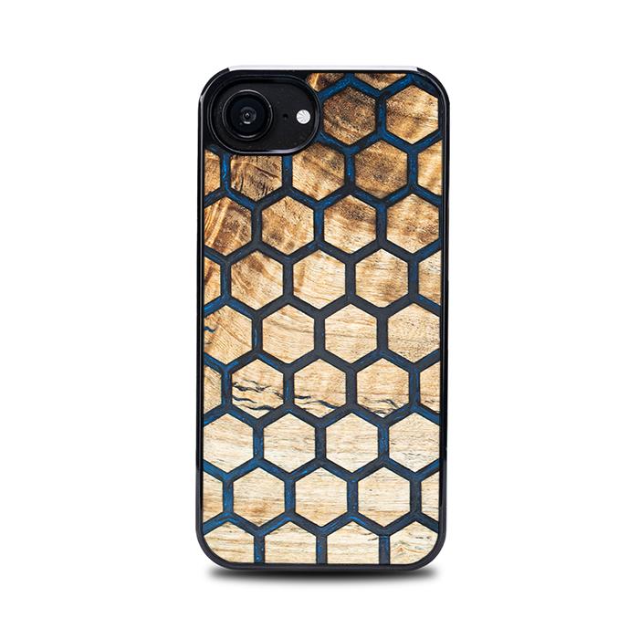 iPhone 16e Handyhülle aus Harz und Holz - Synergy#F36