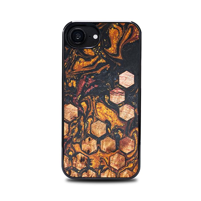 iPhone 16e Handyhülle aus Harz und Holz - Synergy#F38