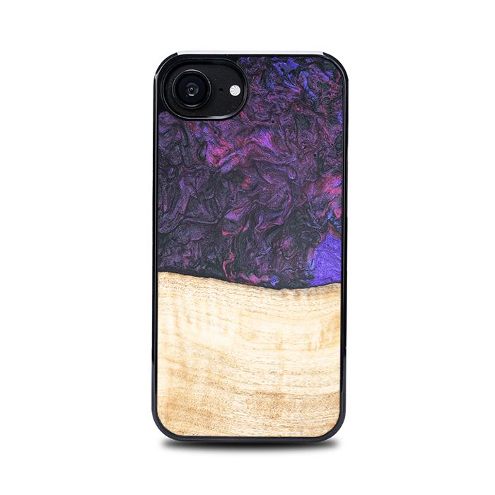 iPhone 16e Handyhülle aus Harz und Holz - Synergy#F4