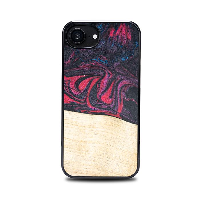 iPhone 16e Handyhülle aus Harz und Holz - Synergy#F5