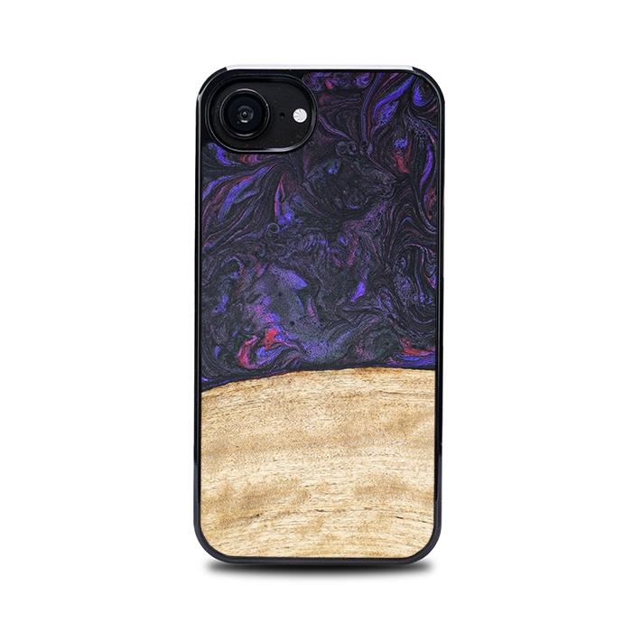 iPhone 16e Handyhülle aus Harz und Holz - Synergy#F7