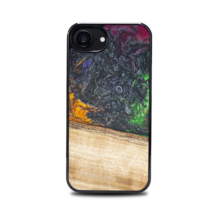 iPhone 16e Handyhülle aus Harz und Holz - Synergy#F8