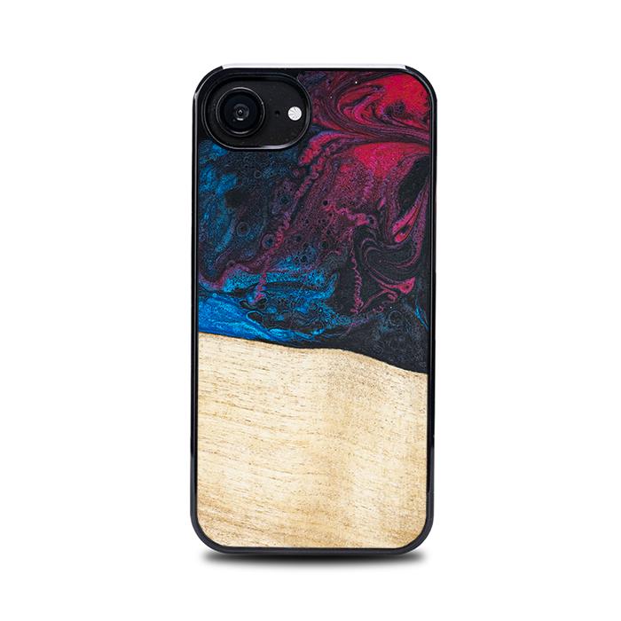 iPhone 16e Handyhülle aus Harz und Holz - Synergy#F9