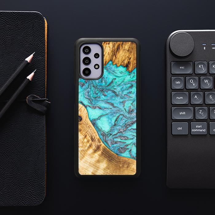 Samsung Galaxy A32 4G Etui na telefon z żywicy i drewna - Synergy#E13