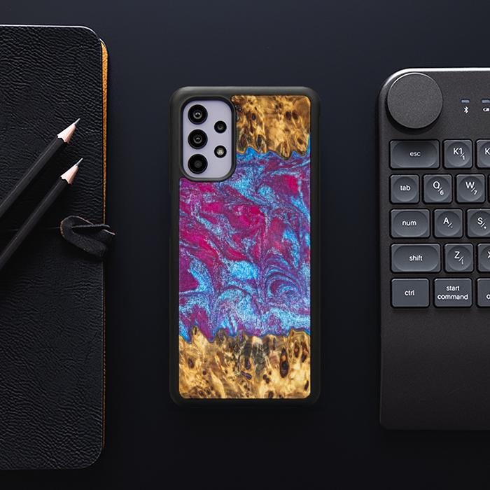 Samsung Galaxy A32 4G Etui na telefon z żywicy i drewna - Synergy#E15