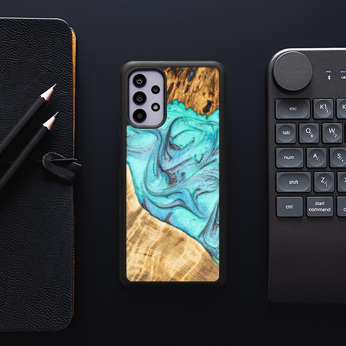 Samsung Galaxy A32 4G Etui na telefon z żywicy i drewna - Synergy#E16