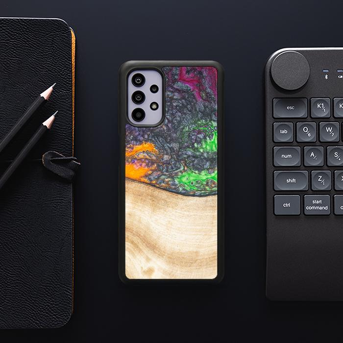 Samsung Galaxy A32 4G Handyhülle aus Harz und Holz - Synergy#F1