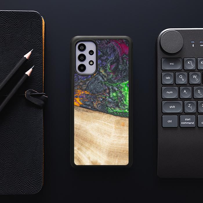 Samsung Galaxy A32 4G Handyhülle aus Harz und Holz - Synergy#F10
