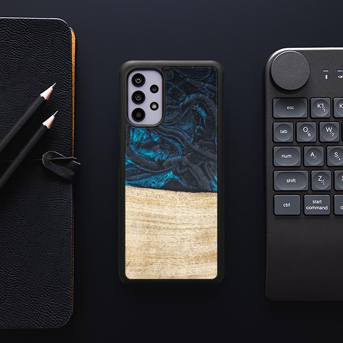 Samsung Galaxy A32 4G Handyhülle aus Harz und Holz - Synergy#F13