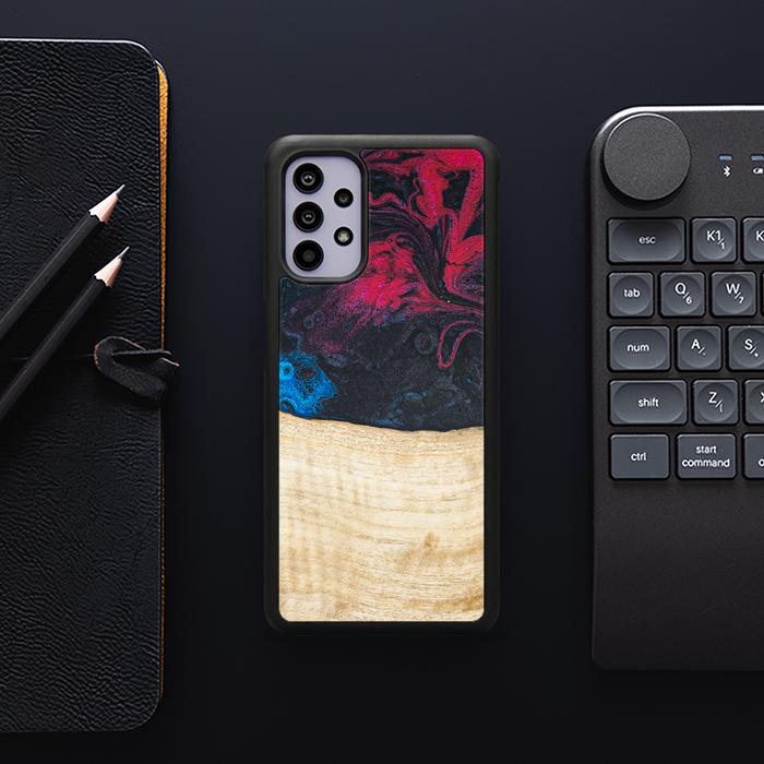 Samsung Galaxy A32 4G Handyhülle aus Harz und Holz - Synergy#F14