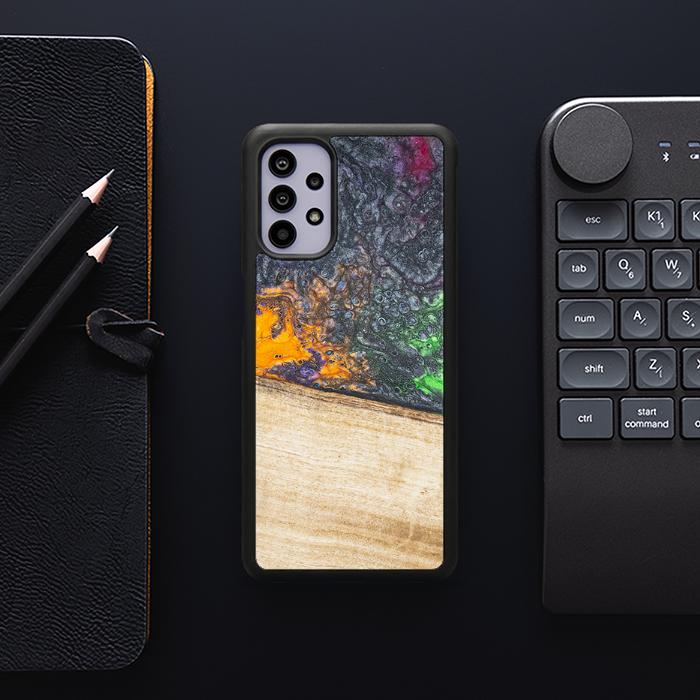 Samsung Galaxy A32 4G Handyhülle aus Harz und Holz - Synergy#F20