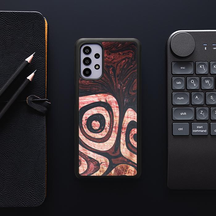 Samsung Galaxy A32 4G Handyhülle aus Harz und Holz - Synergy#F32