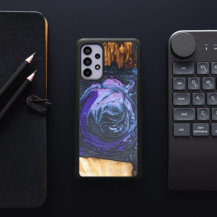 Samsung Galaxy A32 4G Handyhülle aus Harz und Holz - Synergy#F34