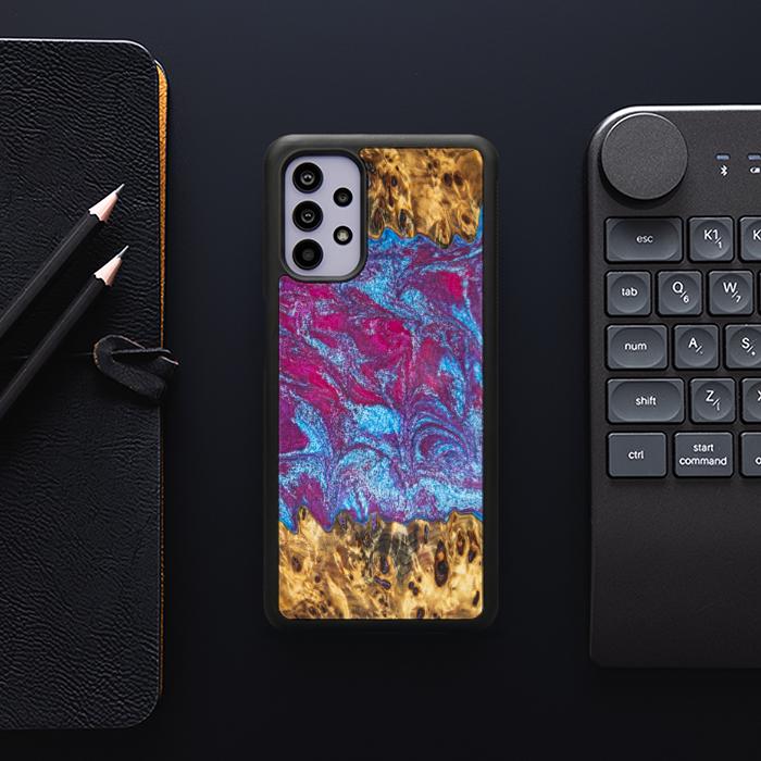 Samsung Galaxy A32 5G Etui na telefon z żywicy i drewna - Synergy#E15