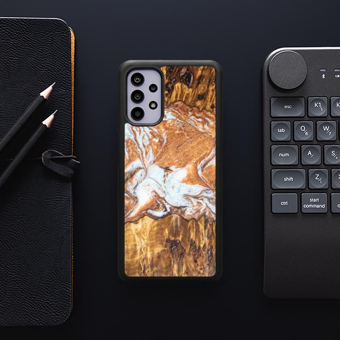 Samsung Galaxy A32 5G Etui na telefon z żywicy i drewna - Synergy#E18