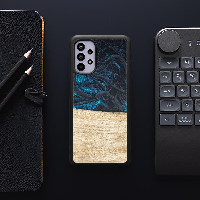 Samsung Galaxy A32 5G Handyhülle aus Harz und Holz - Synergy#F13