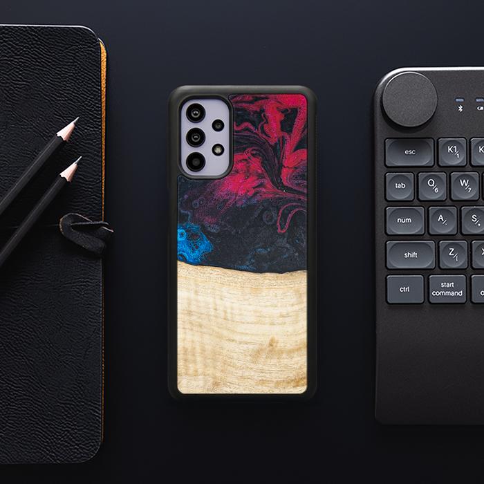 Samsung Galaxy A32 5G Handyhülle aus Harz und Holz - Synergy#F14
