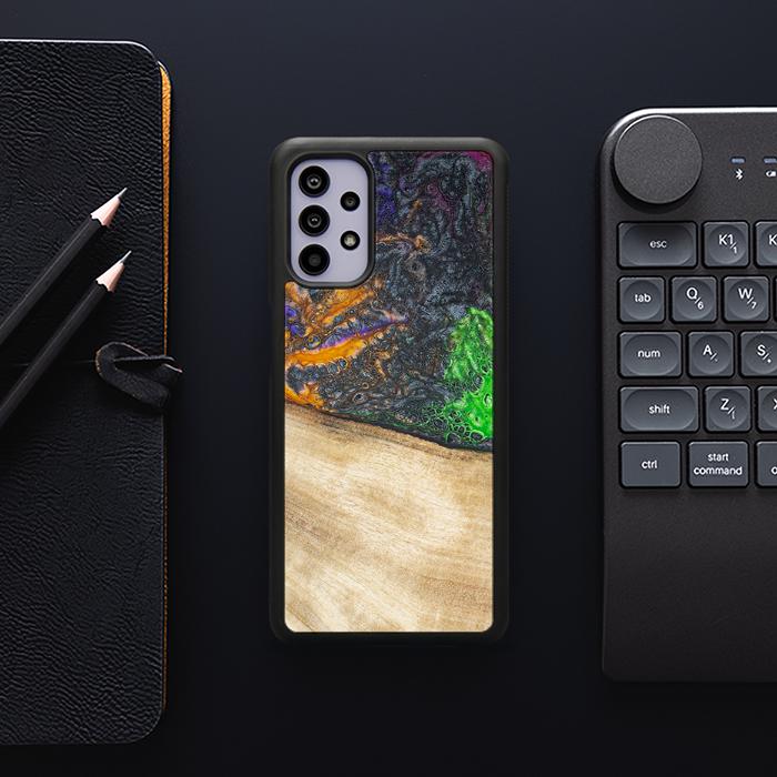 Samsung Galaxy A32 5G Handyhülle aus Harz und Holz - Synergy#F15