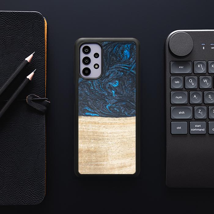 Samsung Galaxy A32 5G Handyhülle aus Harz und Holz - Synergy#F19