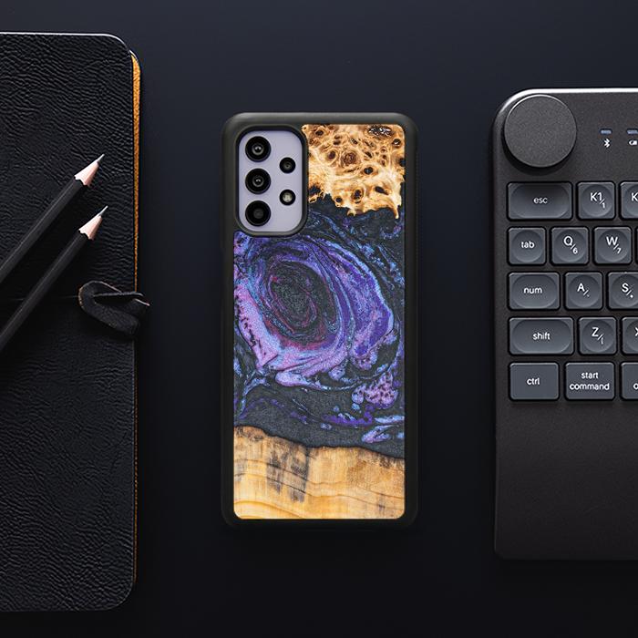 Samsung Galaxy A32 5G Handyhülle aus Harz und Holz - Synergy#F24
