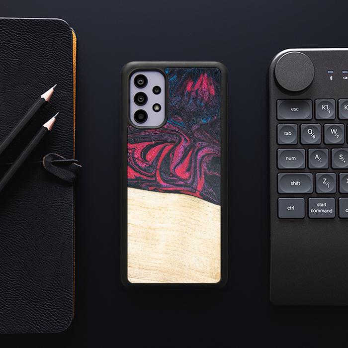 Samsung Galaxy A32 5G Handyhülle aus Harz und Holz - Synergy#F5