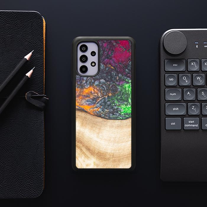 Samsung Galaxy A32 5G Handyhülle aus Harz und Holz - Synergy#F6